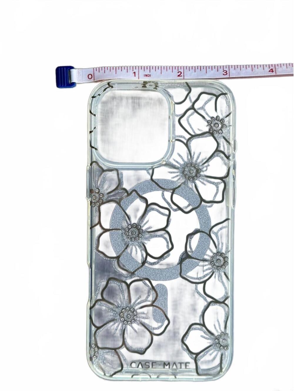 Case-Mate Clear Floral Pattern Case for iPhone 16 pro max